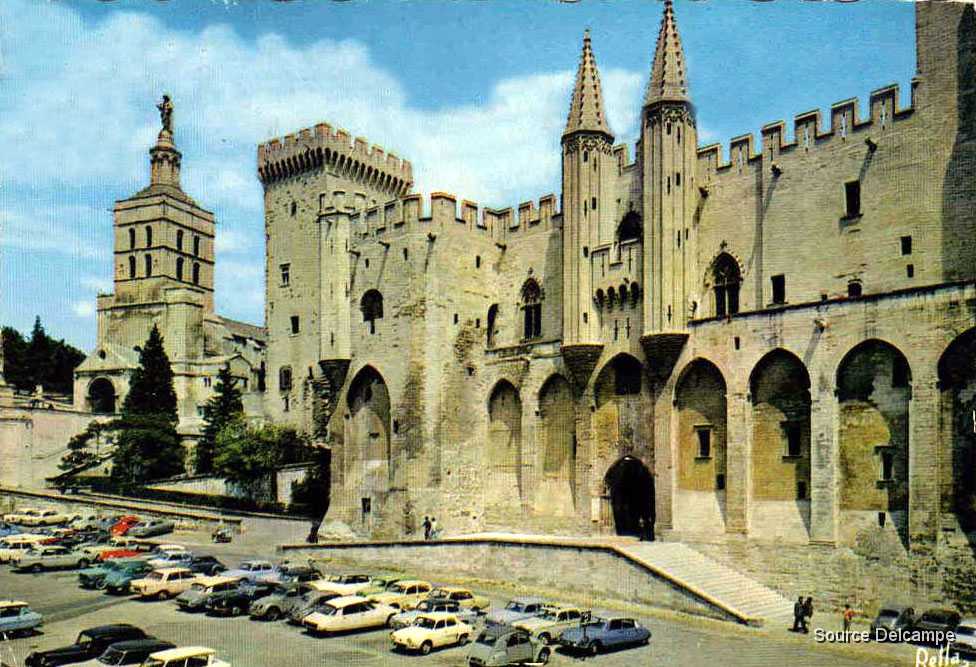 84 Avignon Le Palais des Papes 1966.jpg